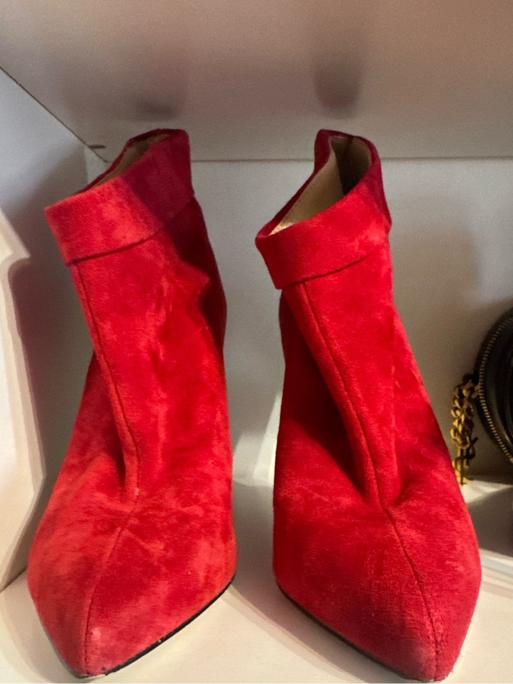 Aldo-Suede Red shoe boot